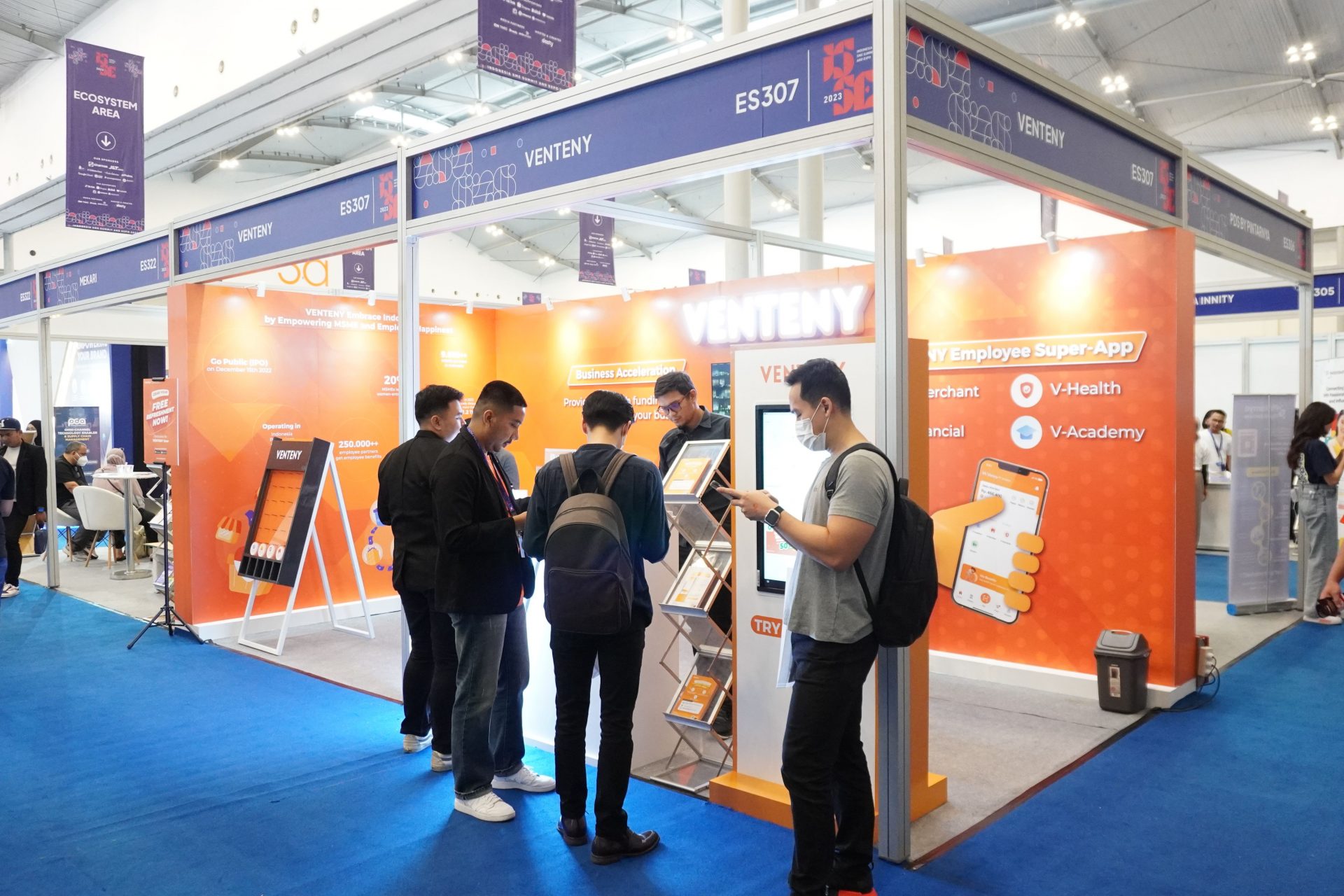 Empowering MSMEs, VENTENY Enlivens Indonesia SME Summit and Expo (ISSE) 2023