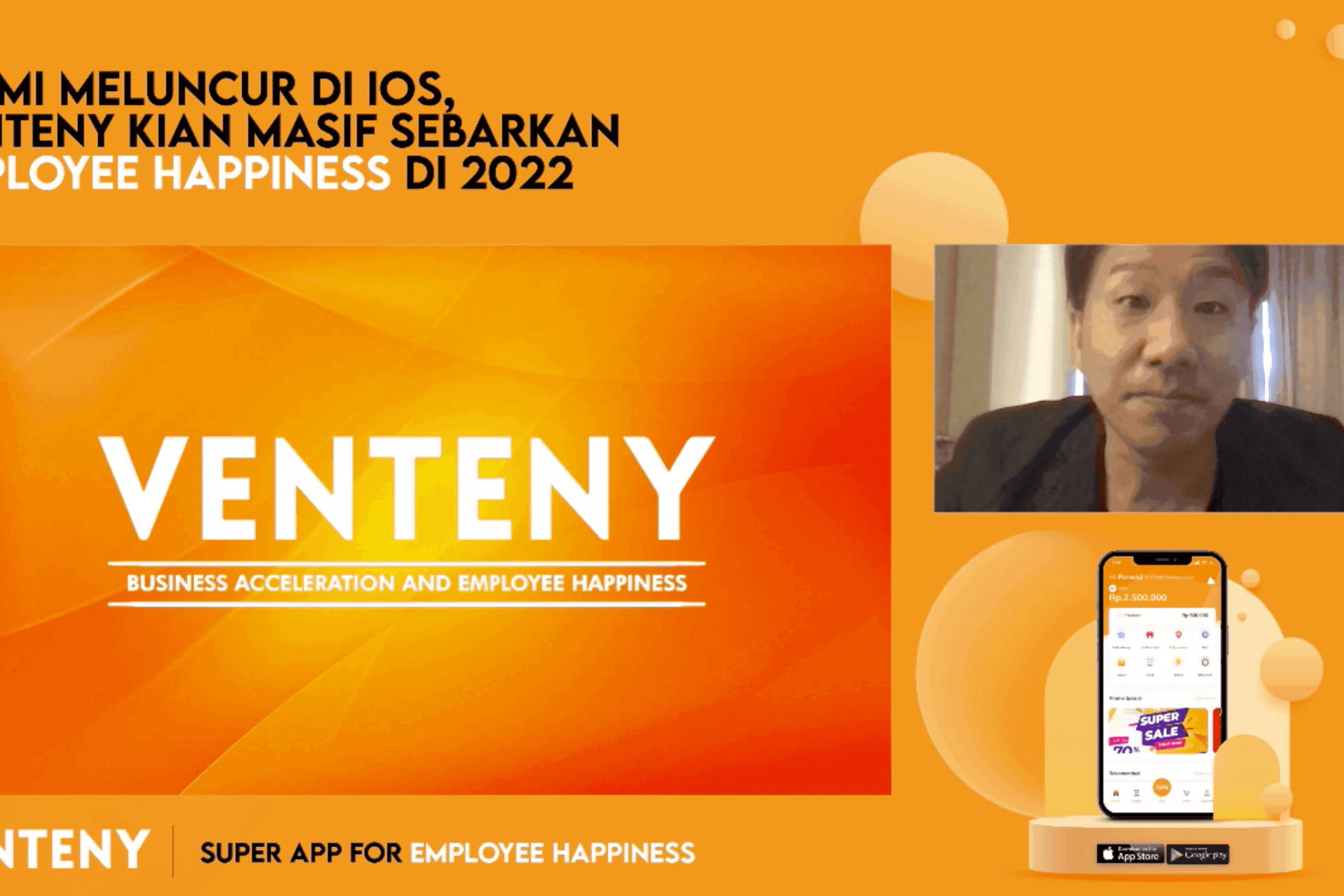 VENTENY Officially Available On iOS, Strengthen its Mission to Be Employee Super-App in 2022