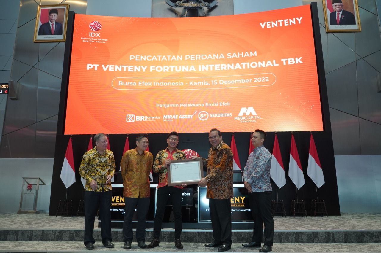 Reached 12.58 Times Oversubscribed, VENTENY Officially Listed on the Indonesia Stock Exchange
